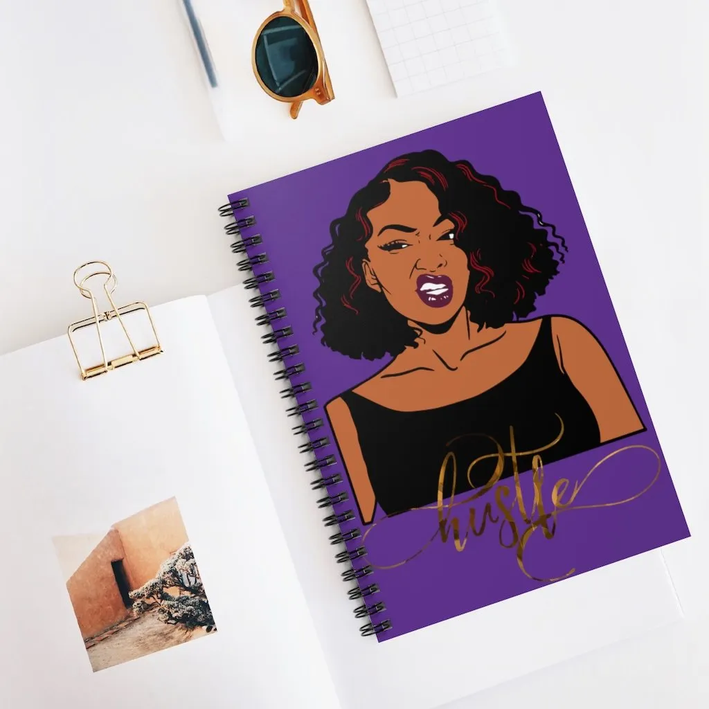 "Hustle" Notebook - Ruled Line