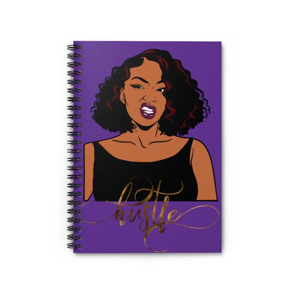 "Hustle" Notebook - Ruled Line