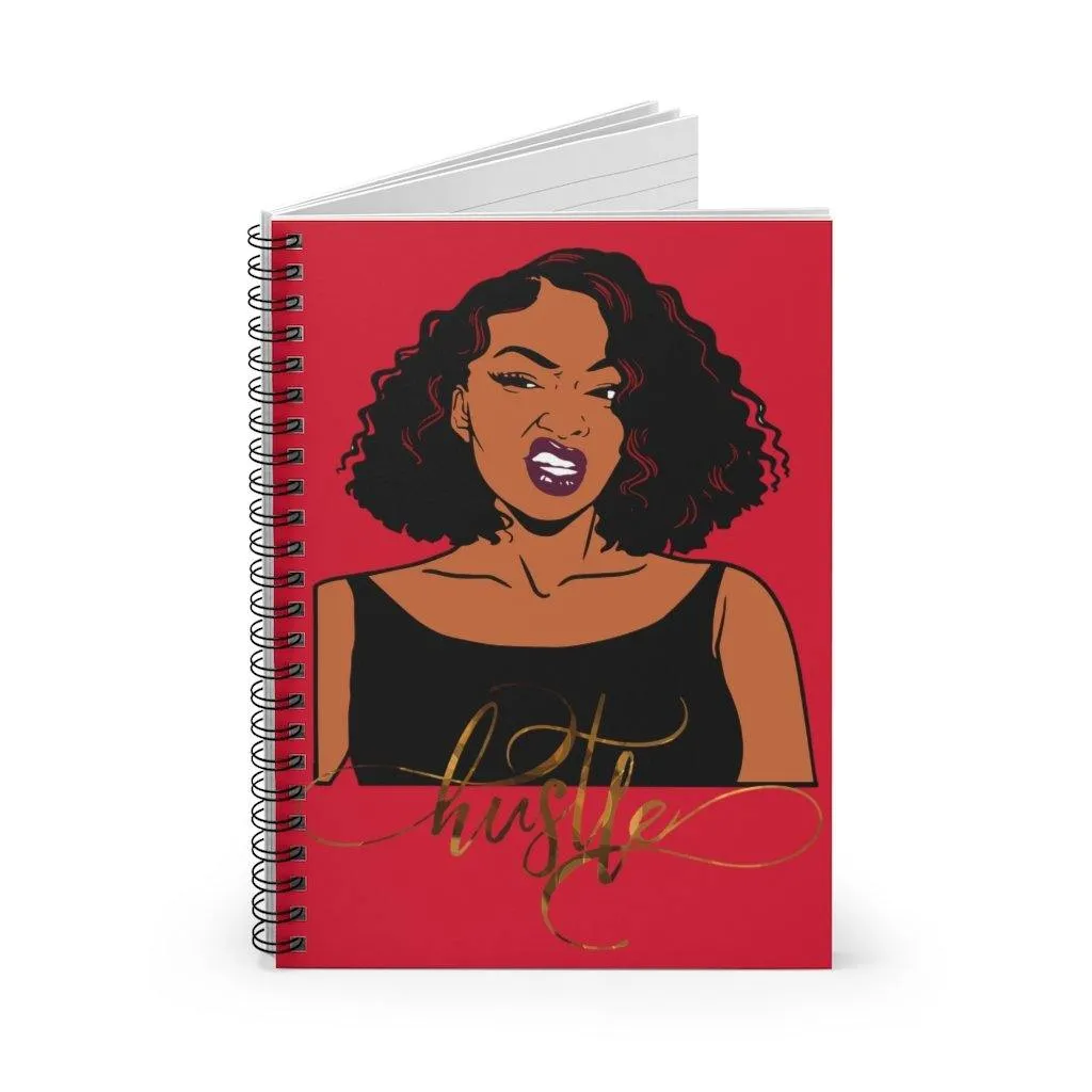 "Hustle" Notebook - Ruled Line