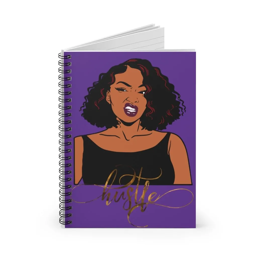 "Hustle" Notebook - Ruled Line