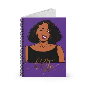 "Hustle" Notebook - Ruled Line