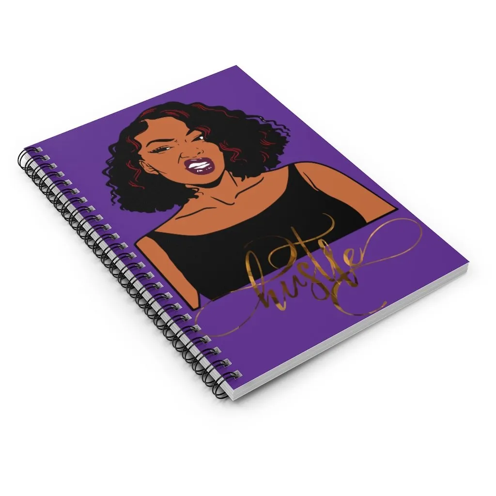 "Hustle" Notebook - Ruled Line