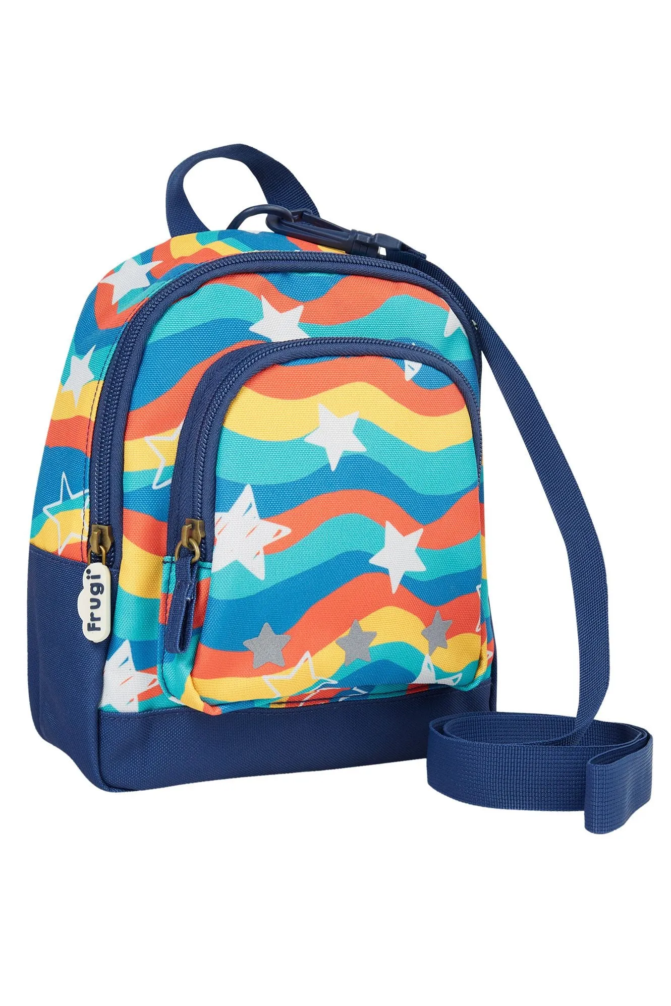 Rainbow Backpack with Rein for Children- Toddler Nursery Rucksack