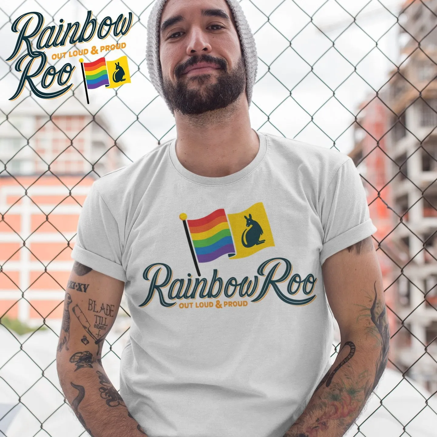 RainbowRoo Logo T-Shirt Unisex (LG036)