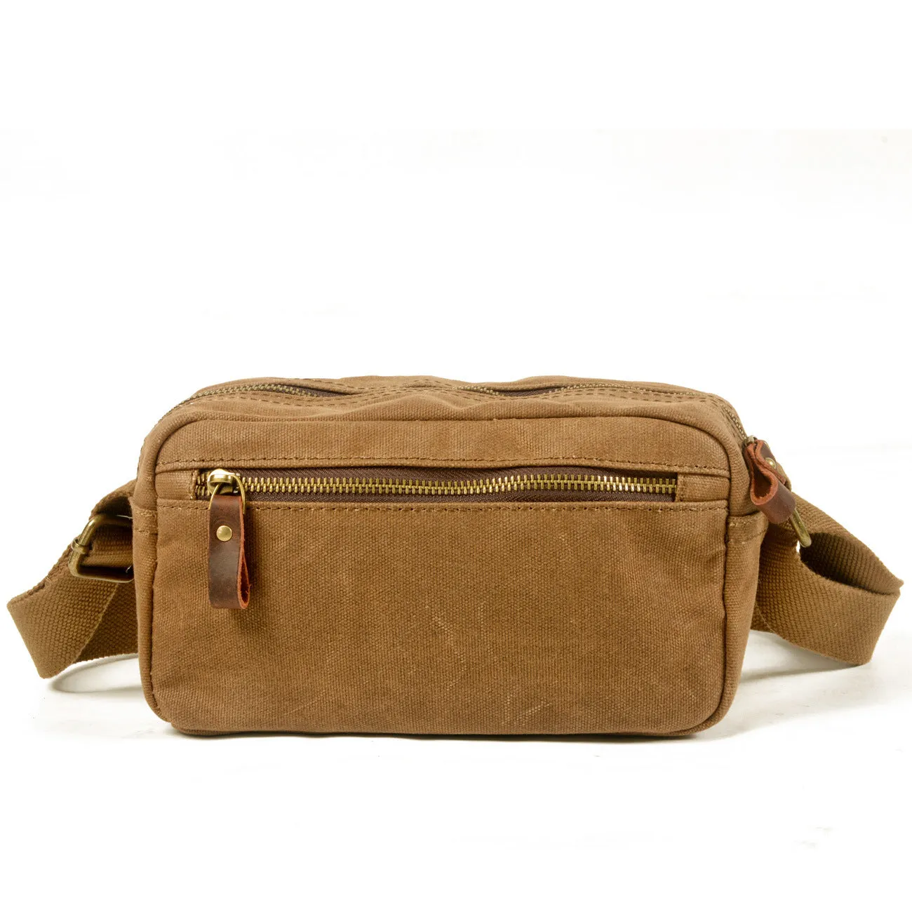 REALAIOT New men's bag outdoor leisure sports diagonal bag anti-splashing oil wax canvas bag single shoulder crossbody men's retro satchel