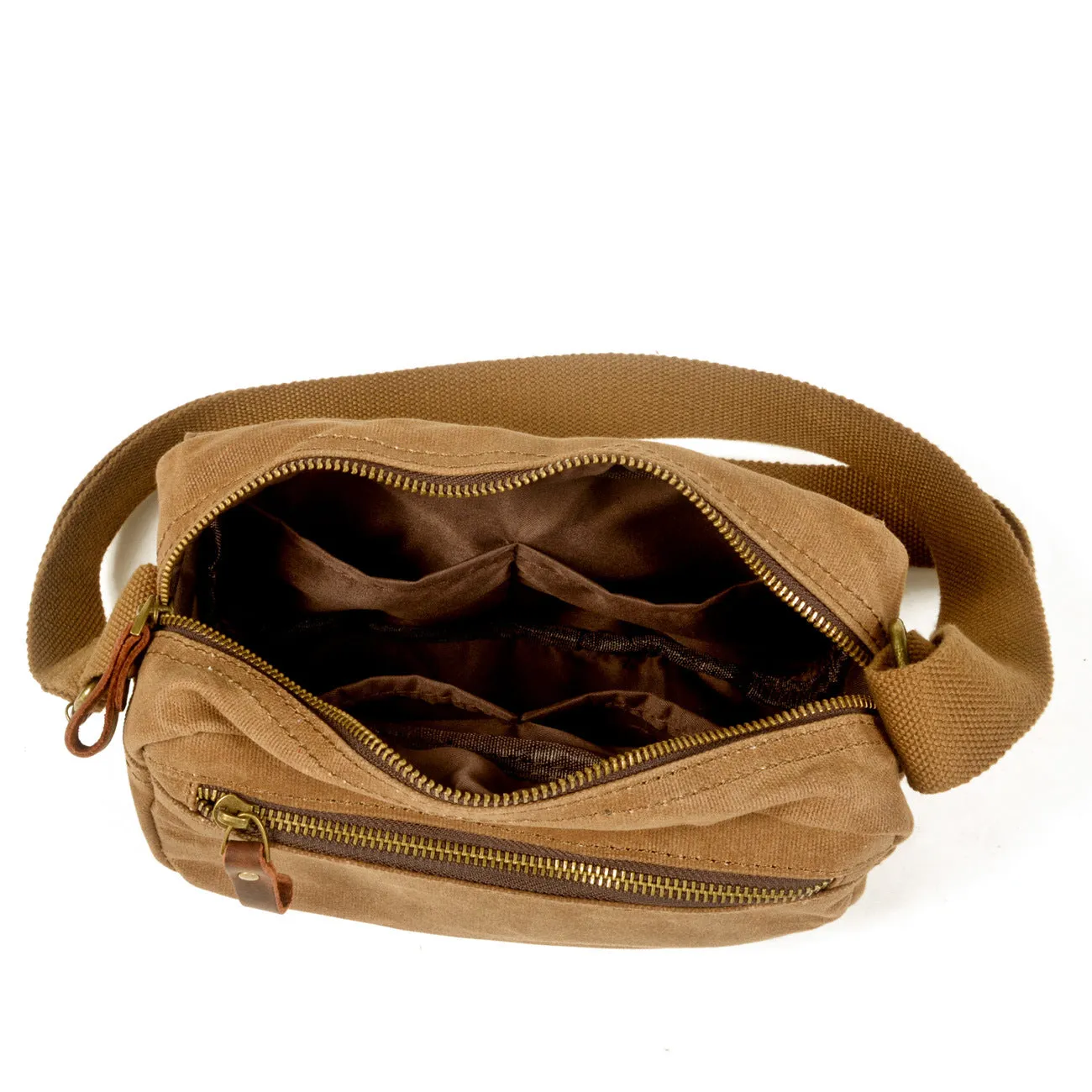 REALAIOT New men's bag outdoor leisure sports diagonal bag anti-splashing oil wax canvas bag single shoulder crossbody men's retro satchel