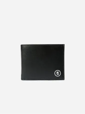Richy Grape Leather Vegan Wallet | Black