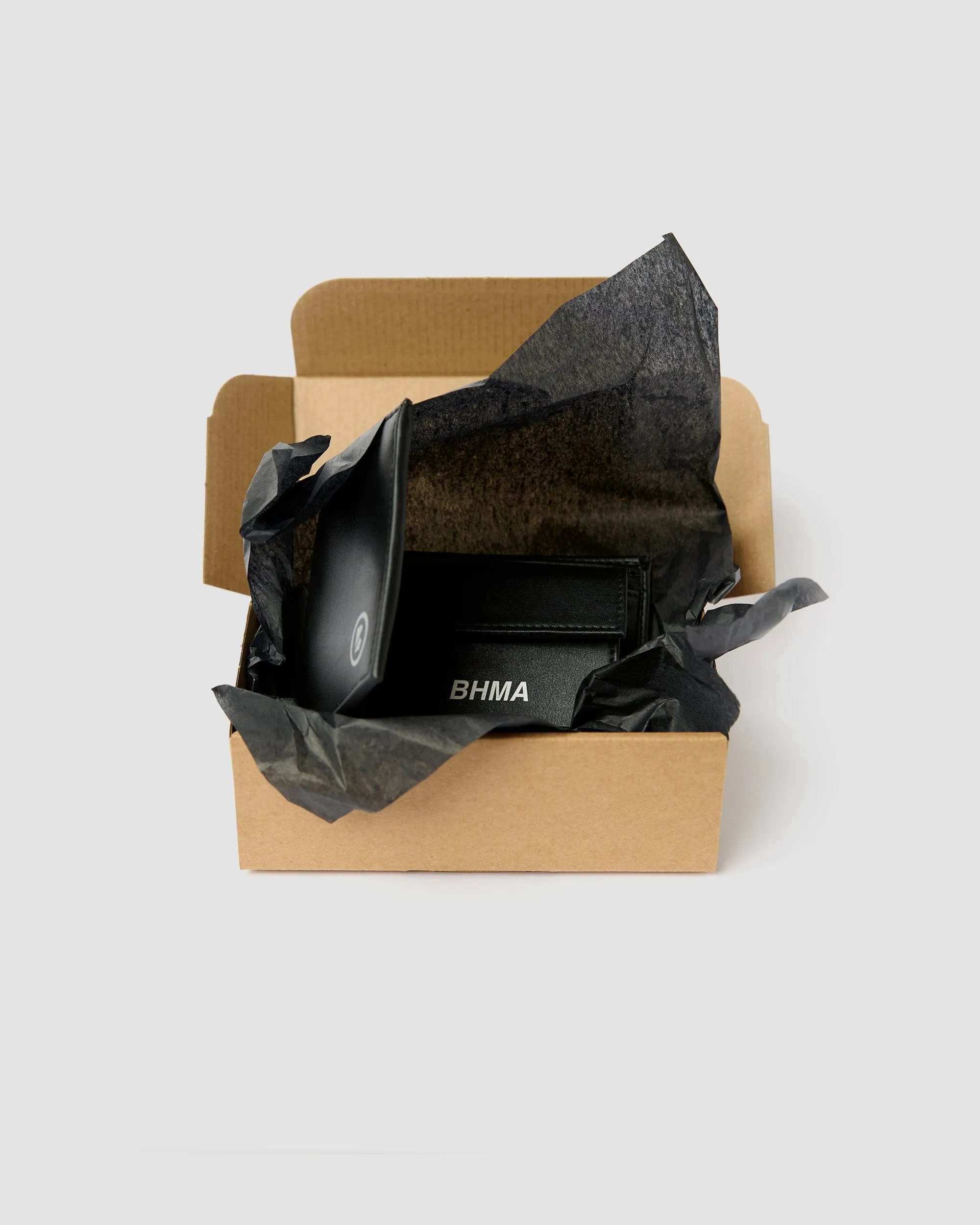 Richy Grape Leather Vegan Wallet | Black