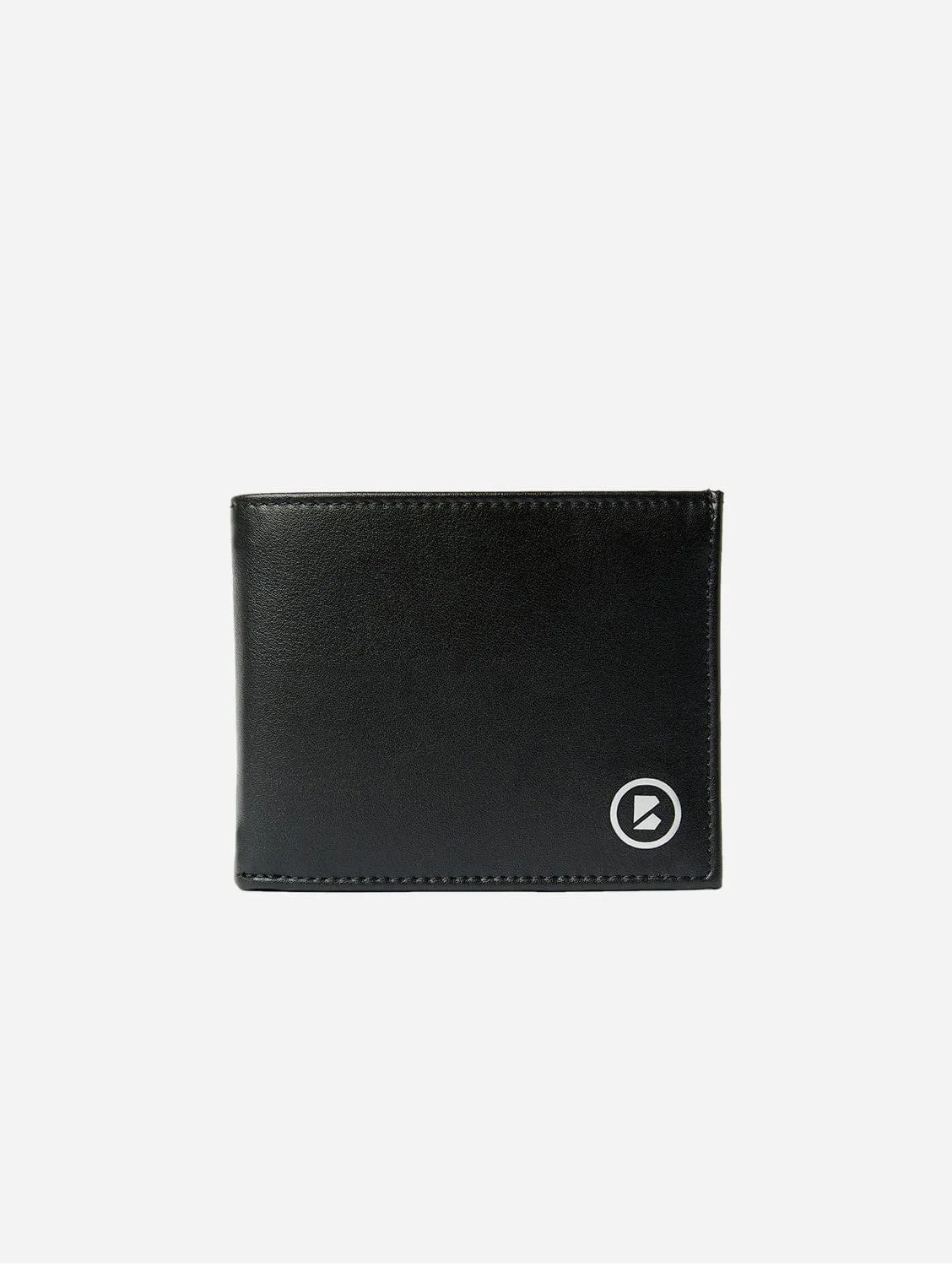 Richy Grape Leather Vegan Wallet | Black