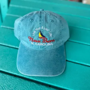 River Life - New Bern Sailboat Hat in Aqua