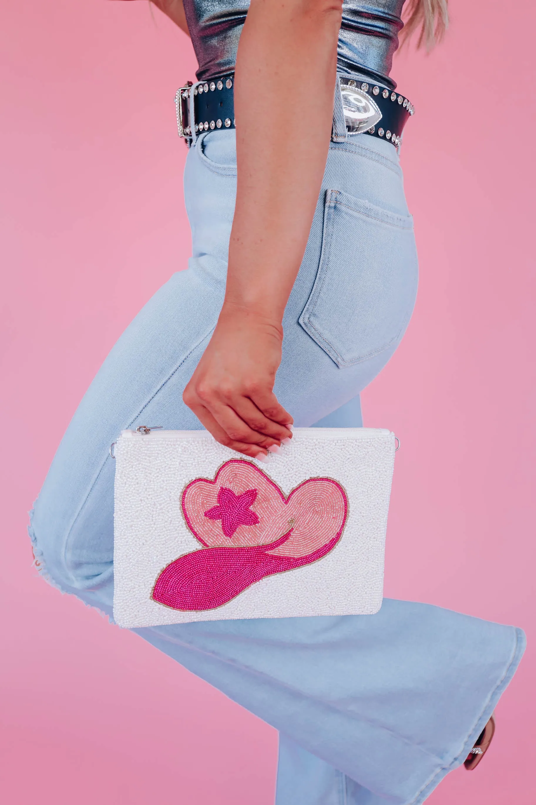 Rodeo Star Beaded Clutch/Crossbody