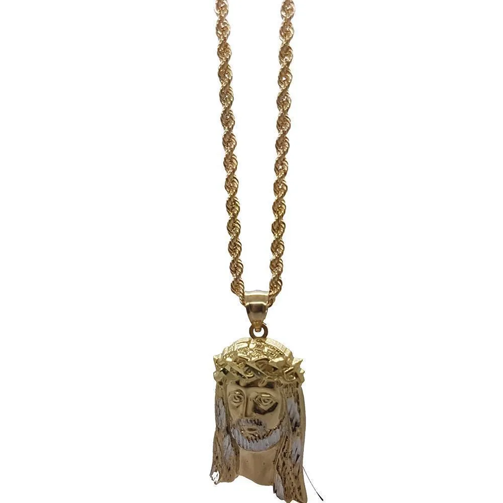 Rope Chain 2.5MM 10K With Ruoigo en OR 10K MNG-157