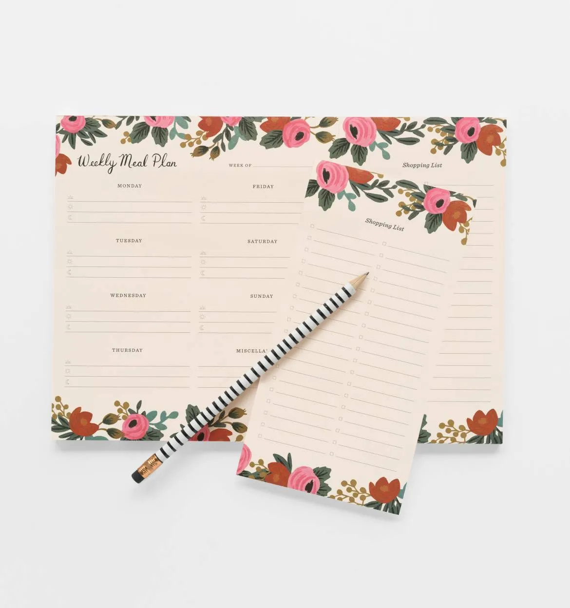 Rosa Meal Planner Notepad