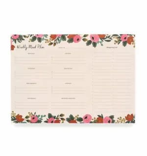 Rosa Meal Planner Notepad