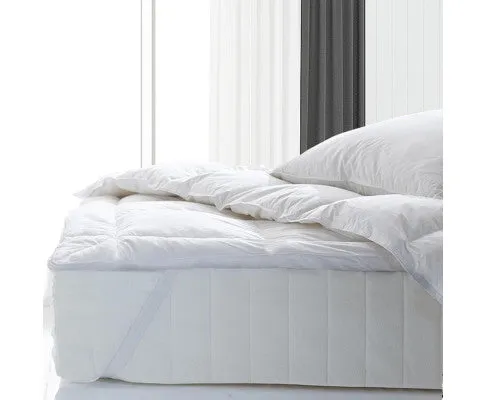 Royal Comfort Fitted Foam Cover Underlay Goose Mattress Topper 1000GSM