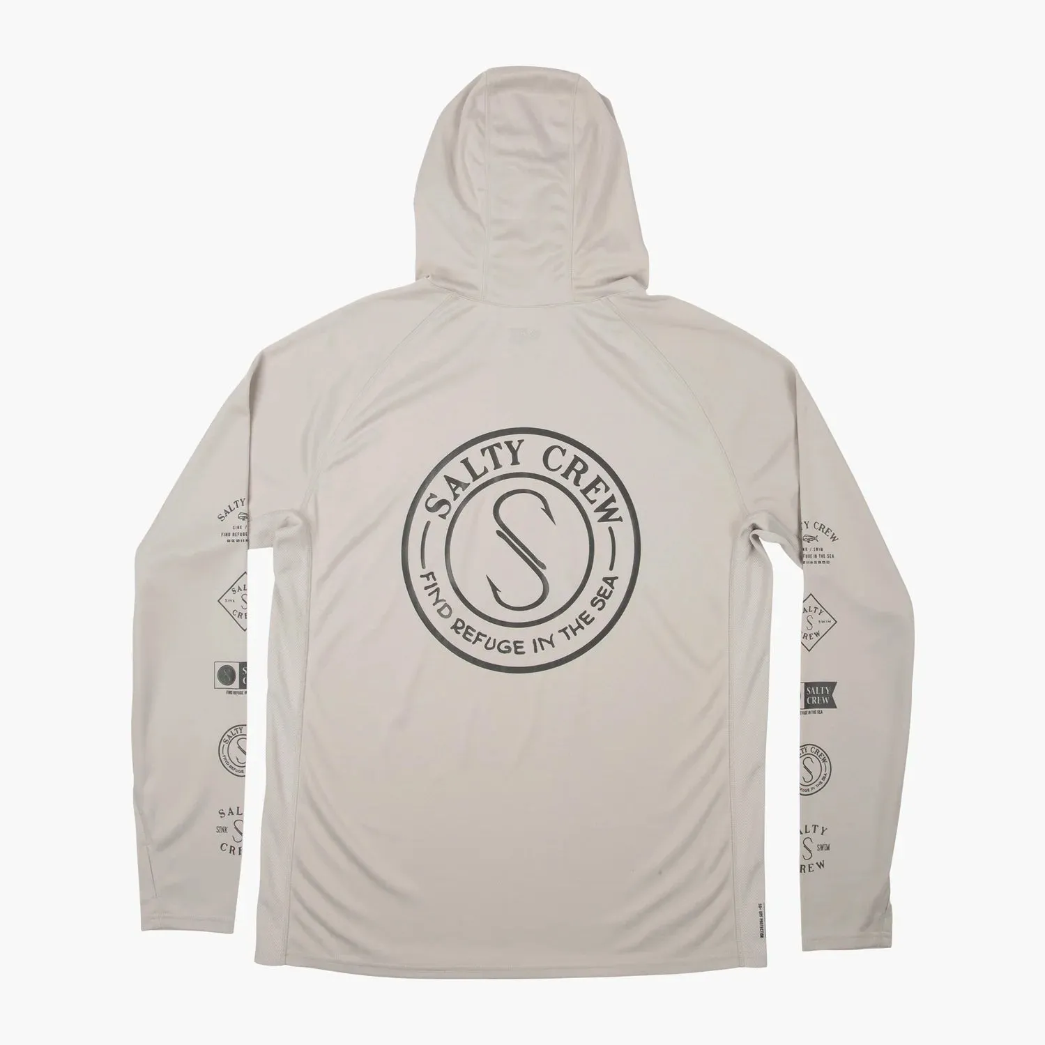 Salty Crew Palomar Pinnacle   Hood - Grey