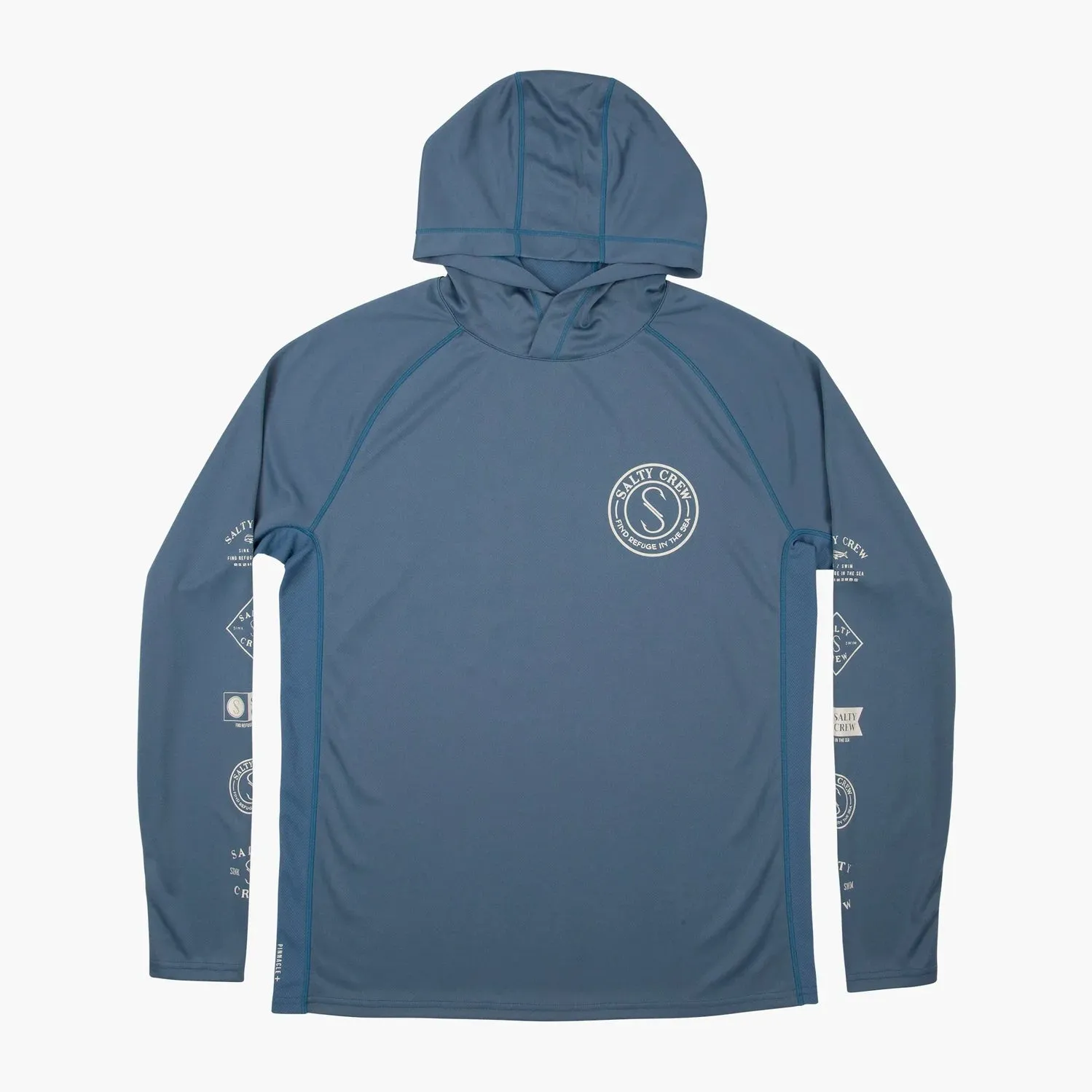 Salty Crew Palomar Pinnacle   Hood - Harbor Blue