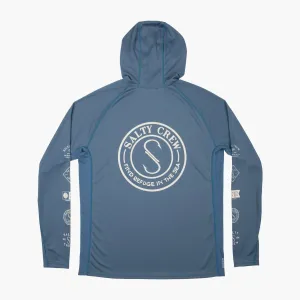 Salty Crew Palomar Pinnacle   Hood - Harbor Blue