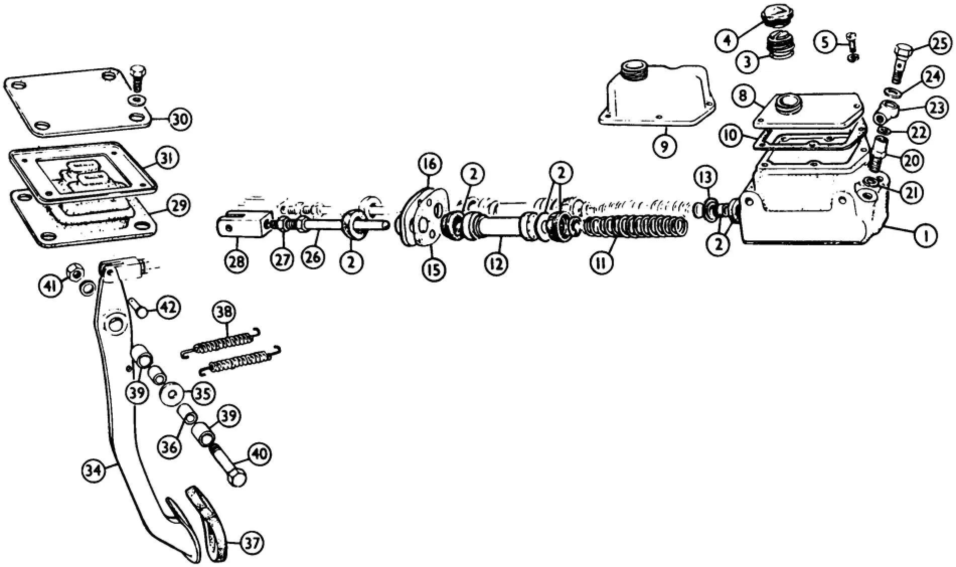 SCREW FOR MASTER CYLINDER