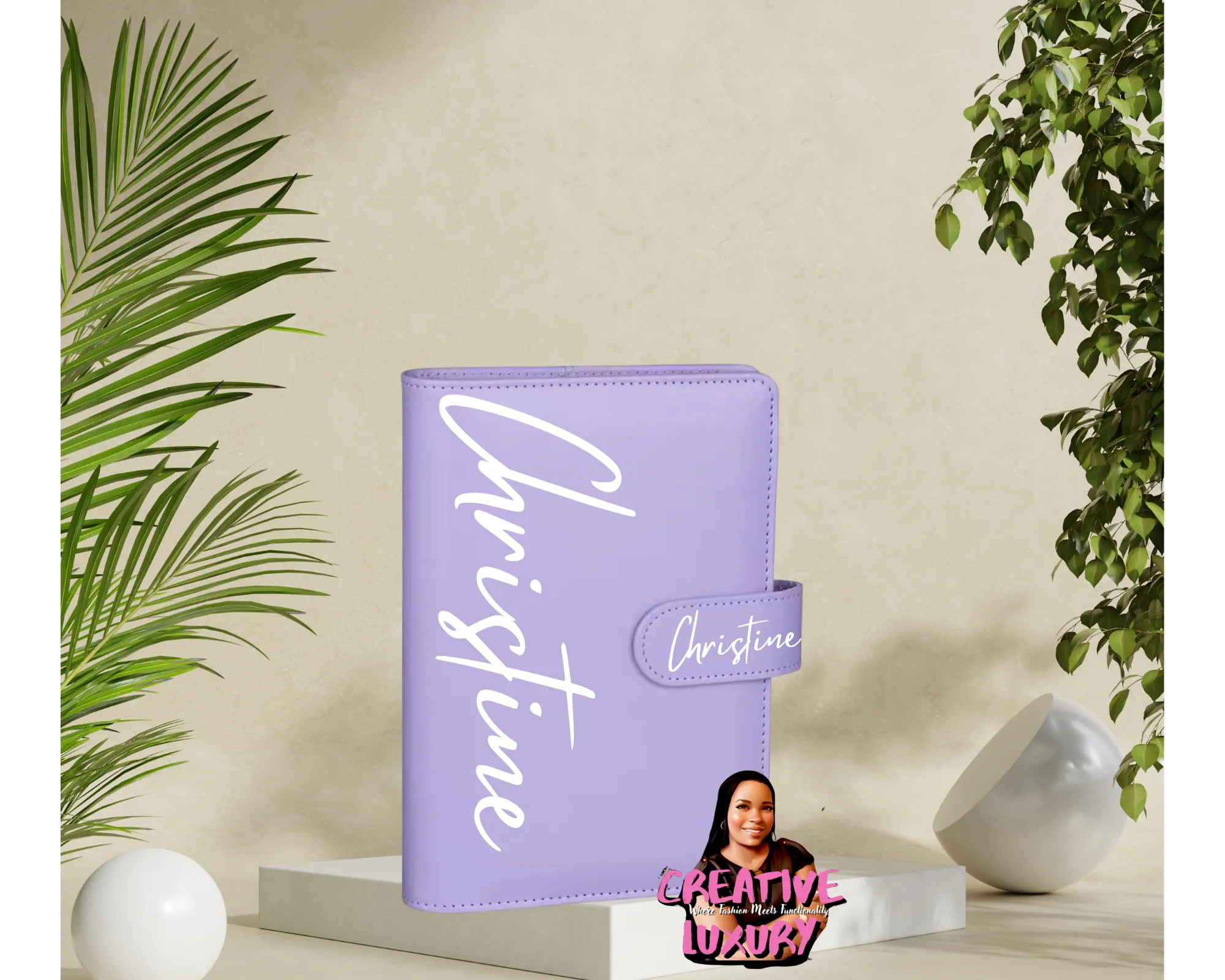 Script- MEGA Font Sized Personalized A6 Budget Binder