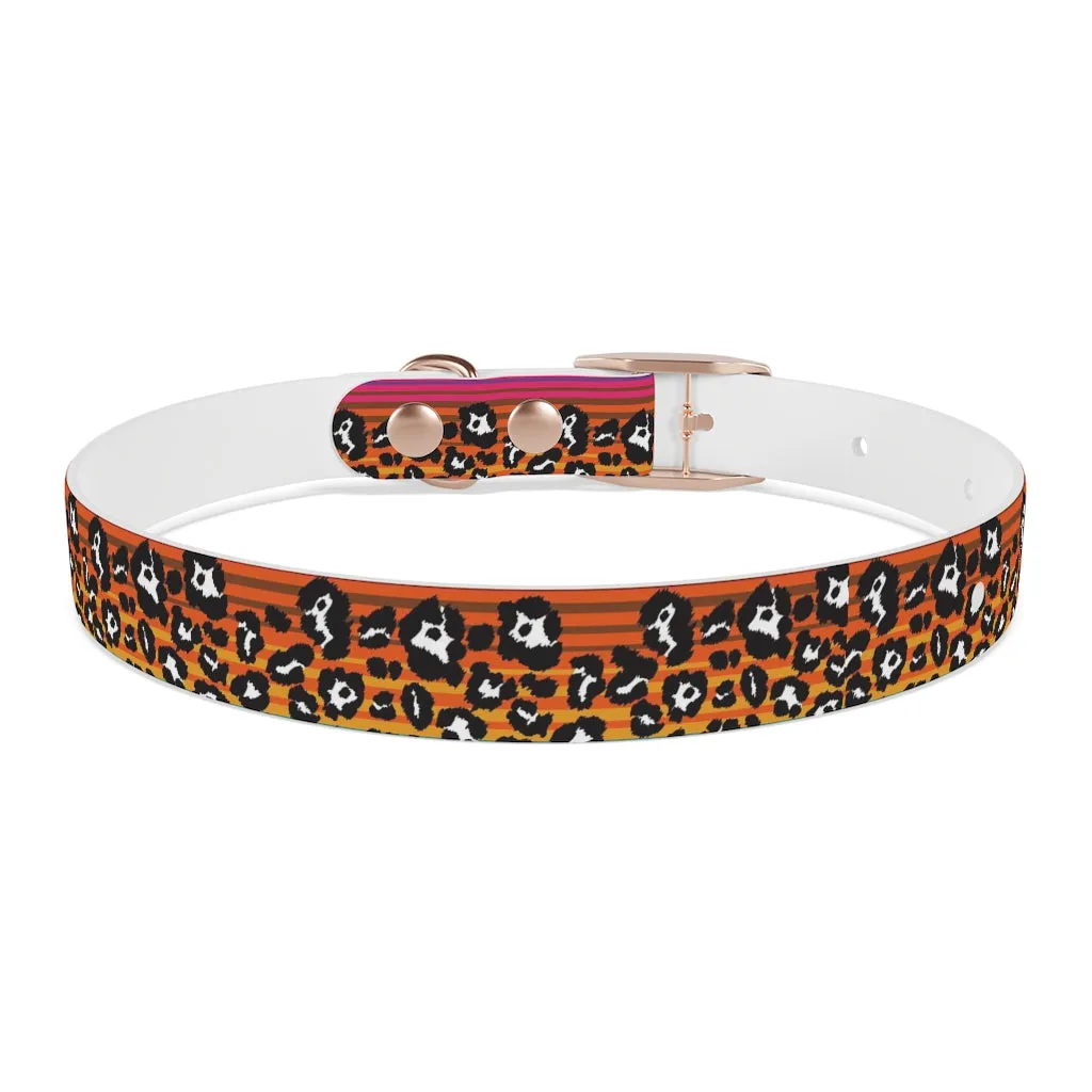 Shadow Leopard Serape Dog Collar