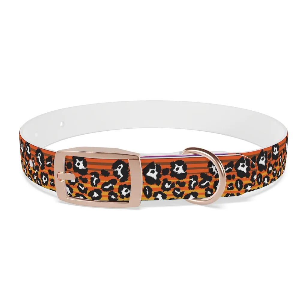 Shadow Leopard Serape Dog Collar