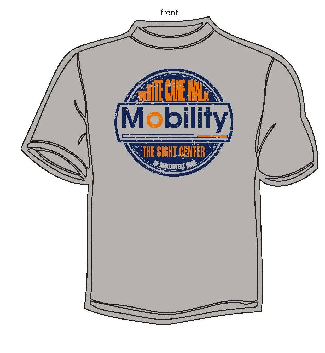 Shirt White Cane Walk 2015 edition