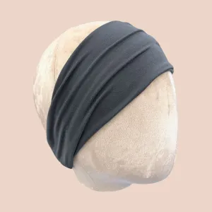 Shy Guy Grey Solid Stretch Headband