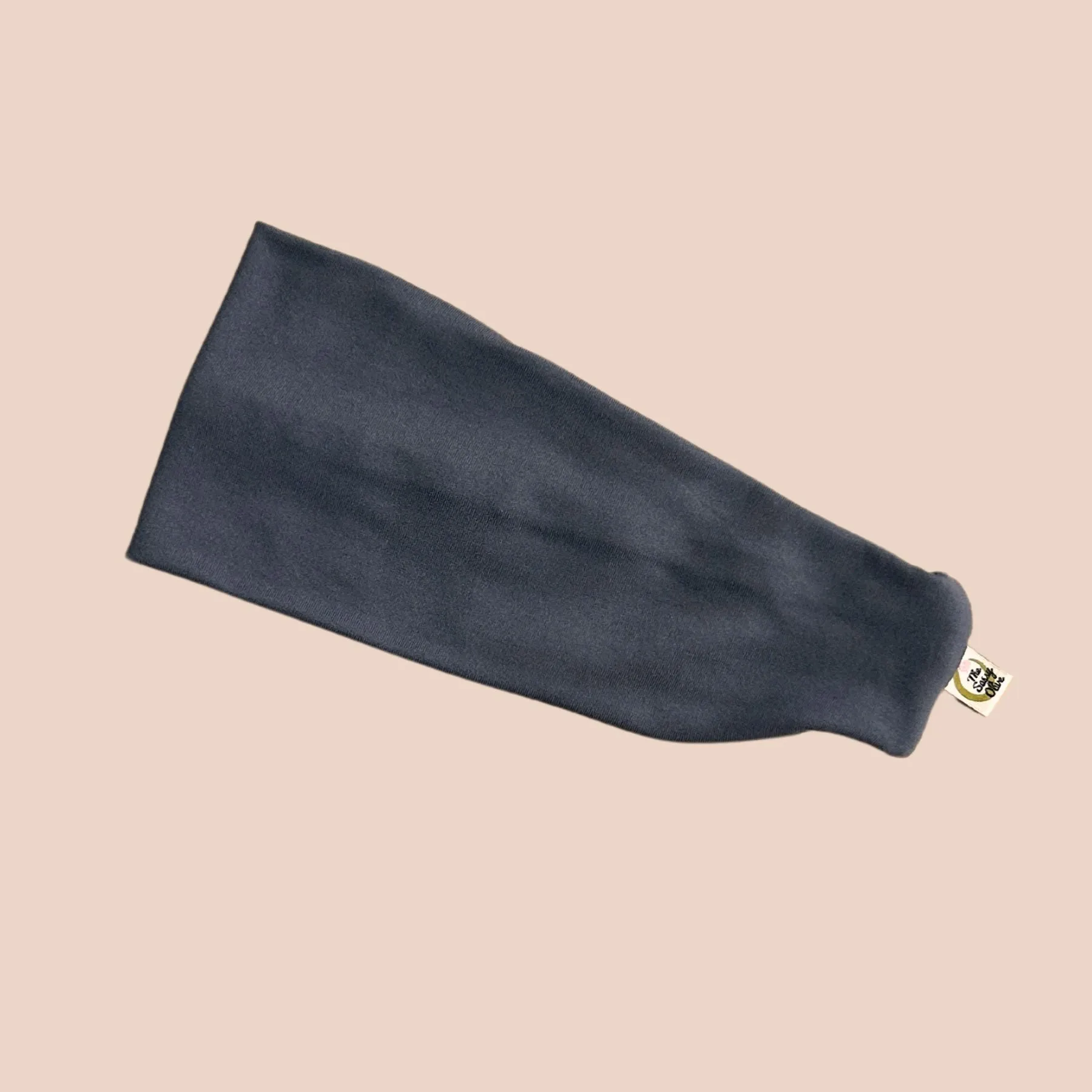 Shy Guy Grey Solid Stretch Headband