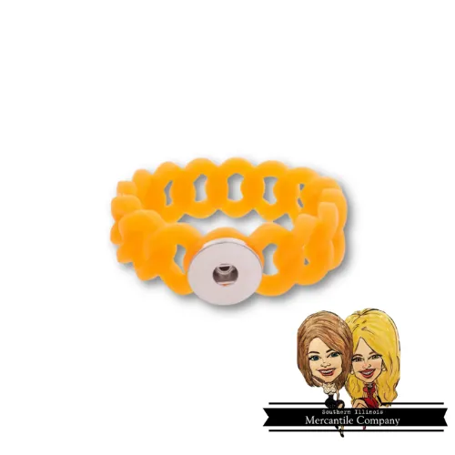 Silicone Link Snap Bracelets