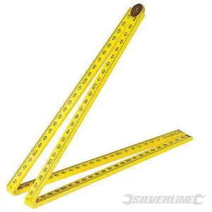Silverline metro pieghevole di plastica misuratore falegnami 1 m Prezzo