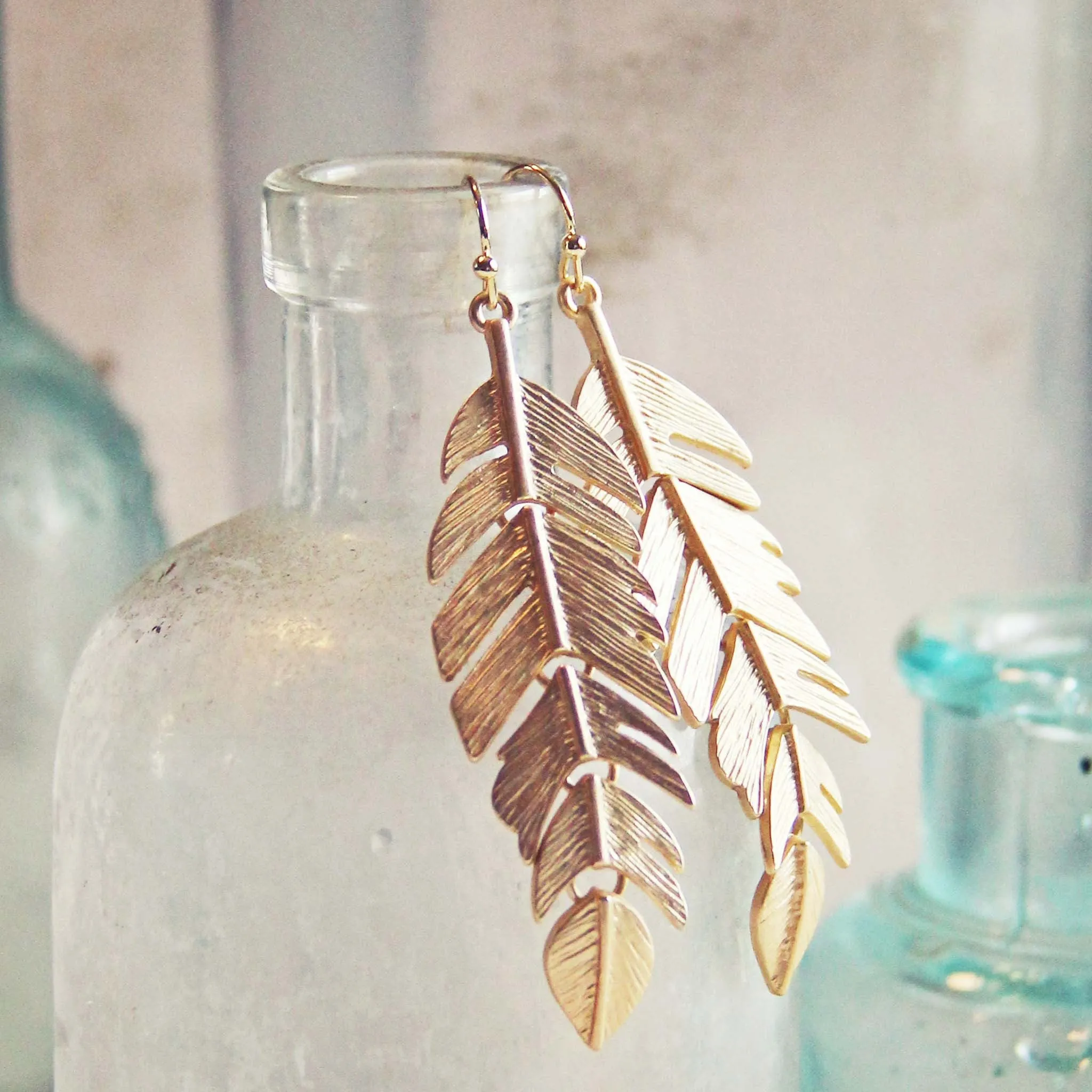 Sky Feather Earrings