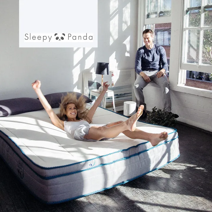 Sleepy Panda Mattress 5 Zone Pocket Spring EuroTop Medium Firm 30cm Thickness