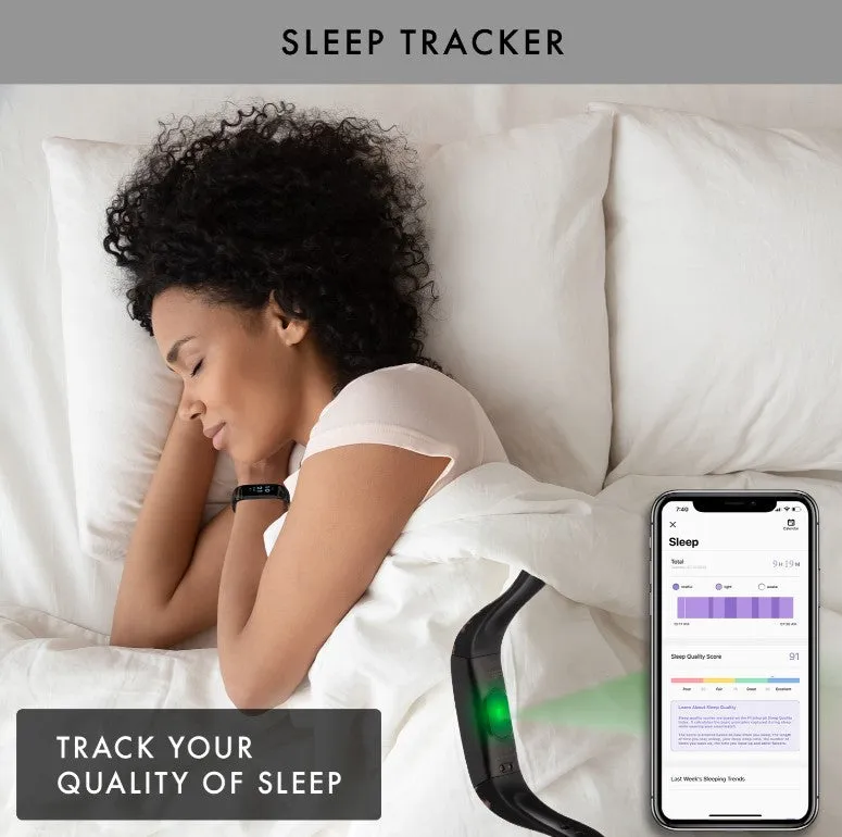 Slim Smart Watch | Sleep Tracker | Multi-Sports Mode | Waterproof