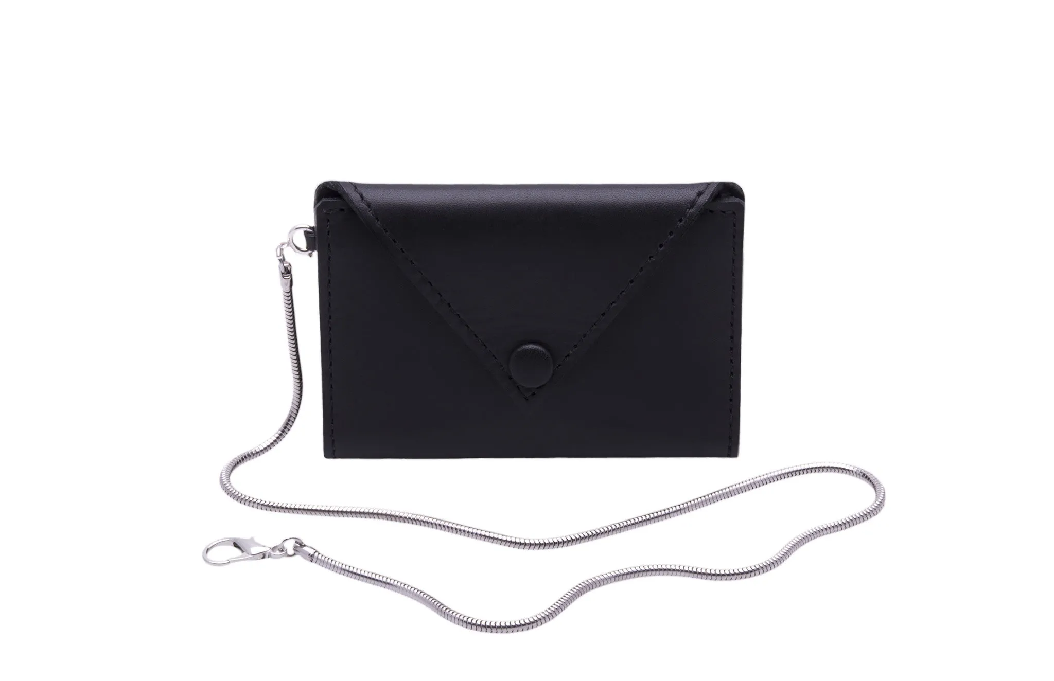 Small Envelope Wallet on Safety Keychain