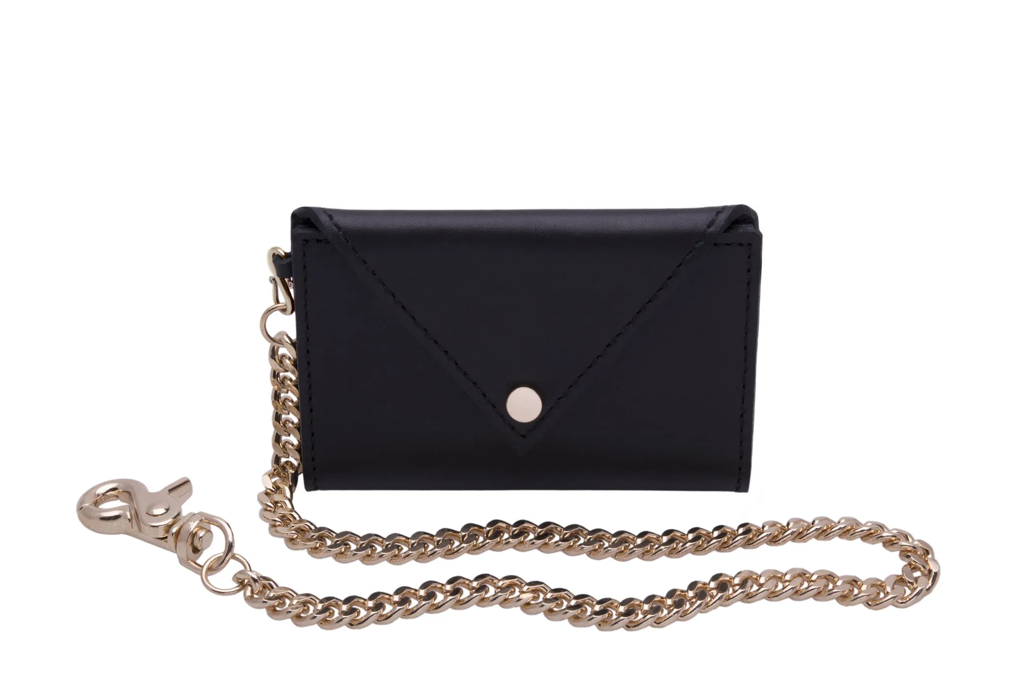Small Envelope Wallet on Safety Keychain