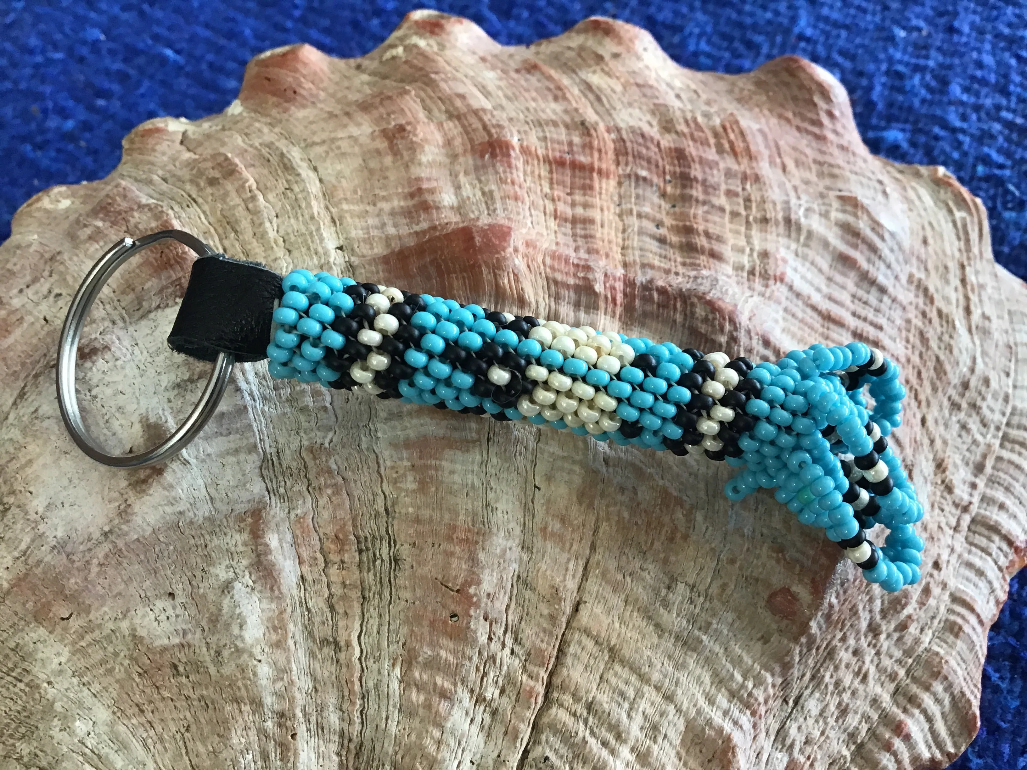 Small Native Beaded Keychain