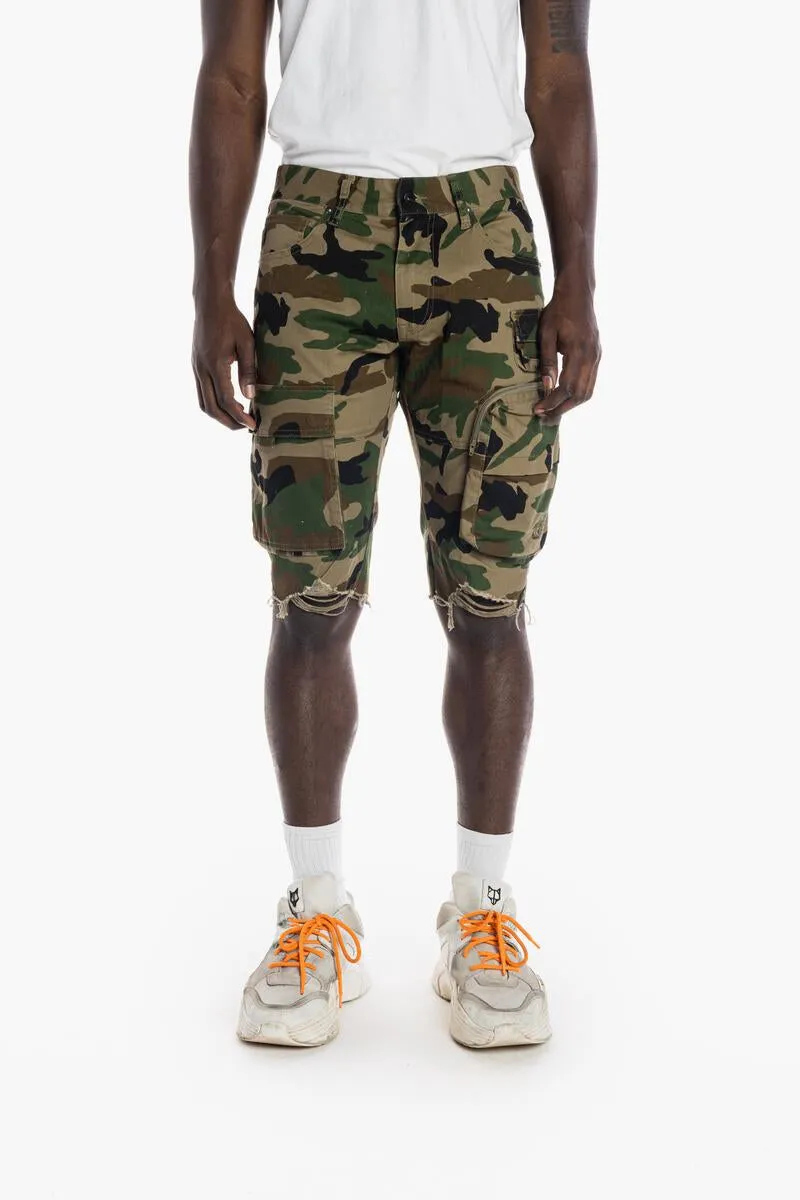 Smoke Rise Twill Camo Shorts
