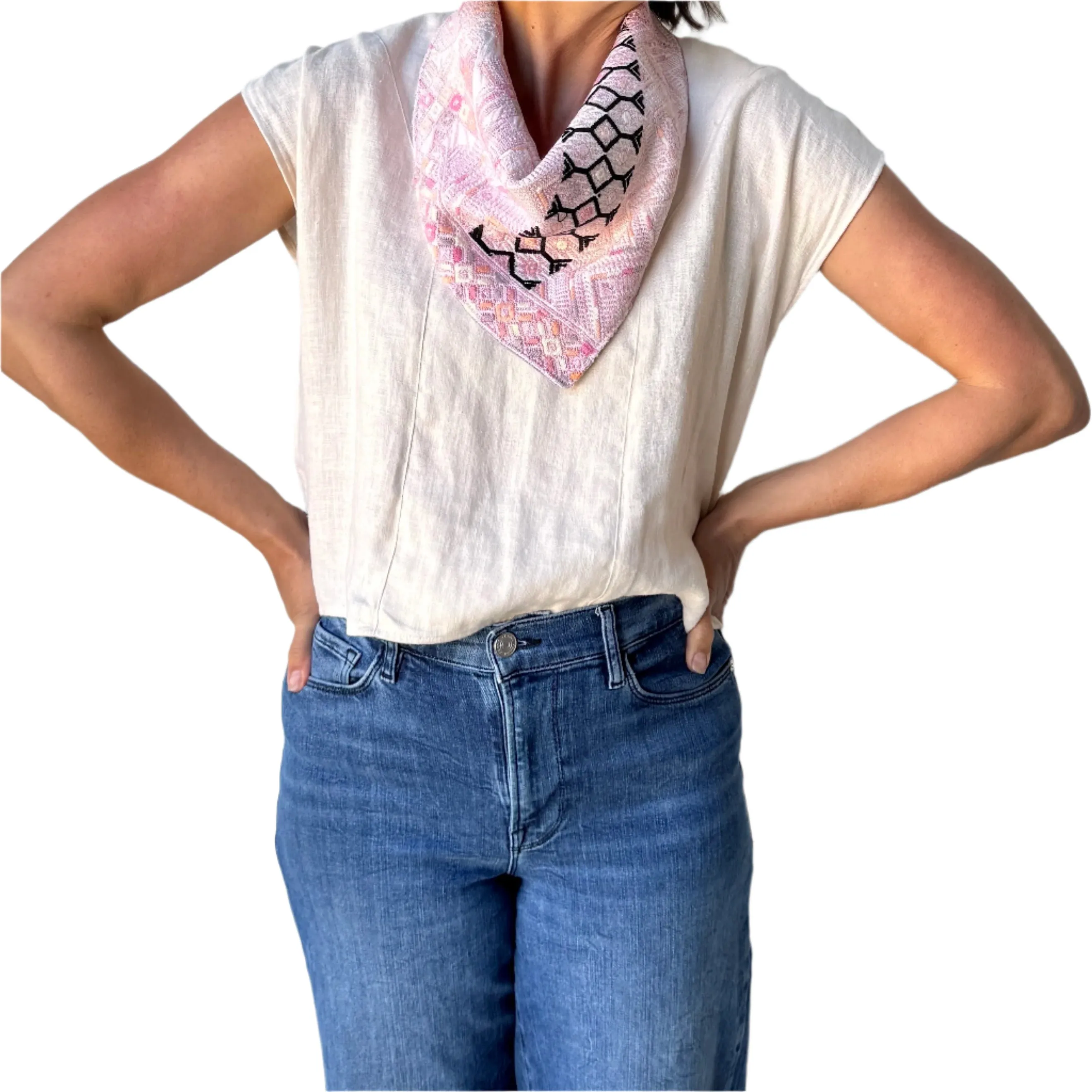 Snap Bandana - Linen Backing