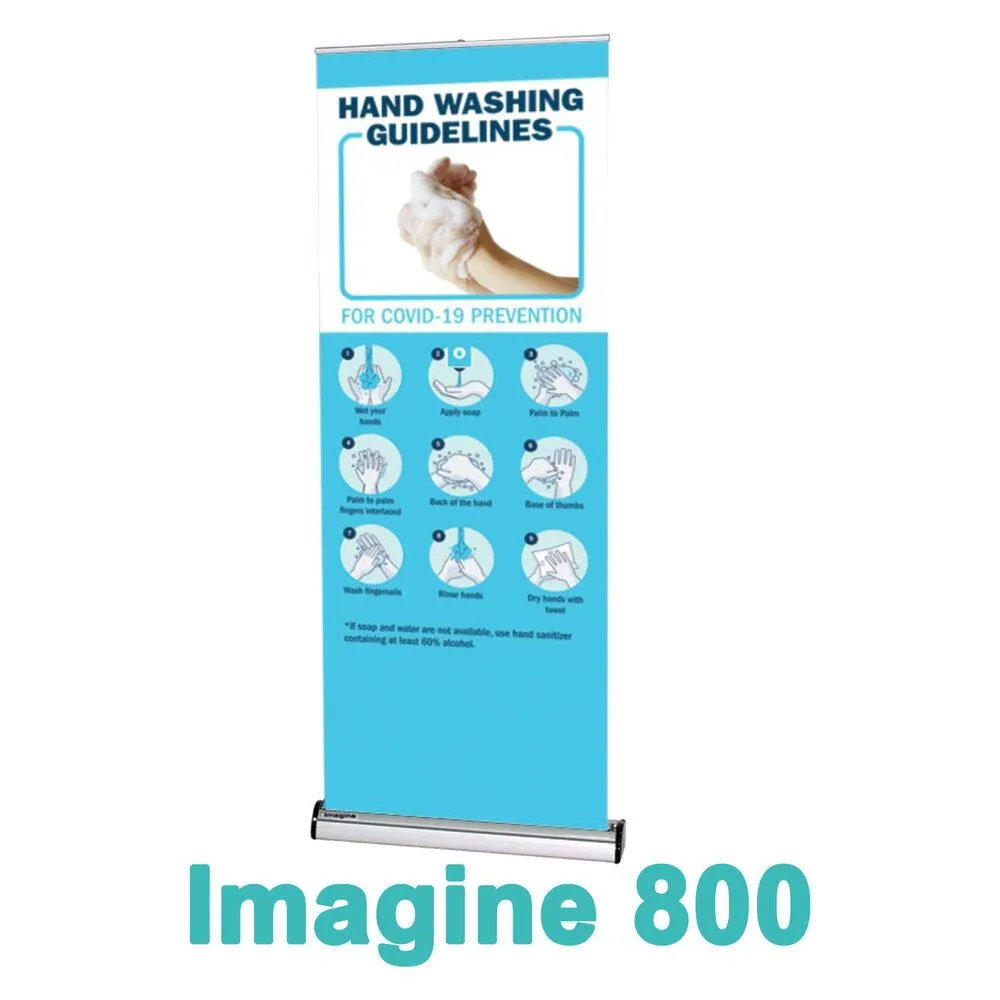 Social Distancing Banner Stands