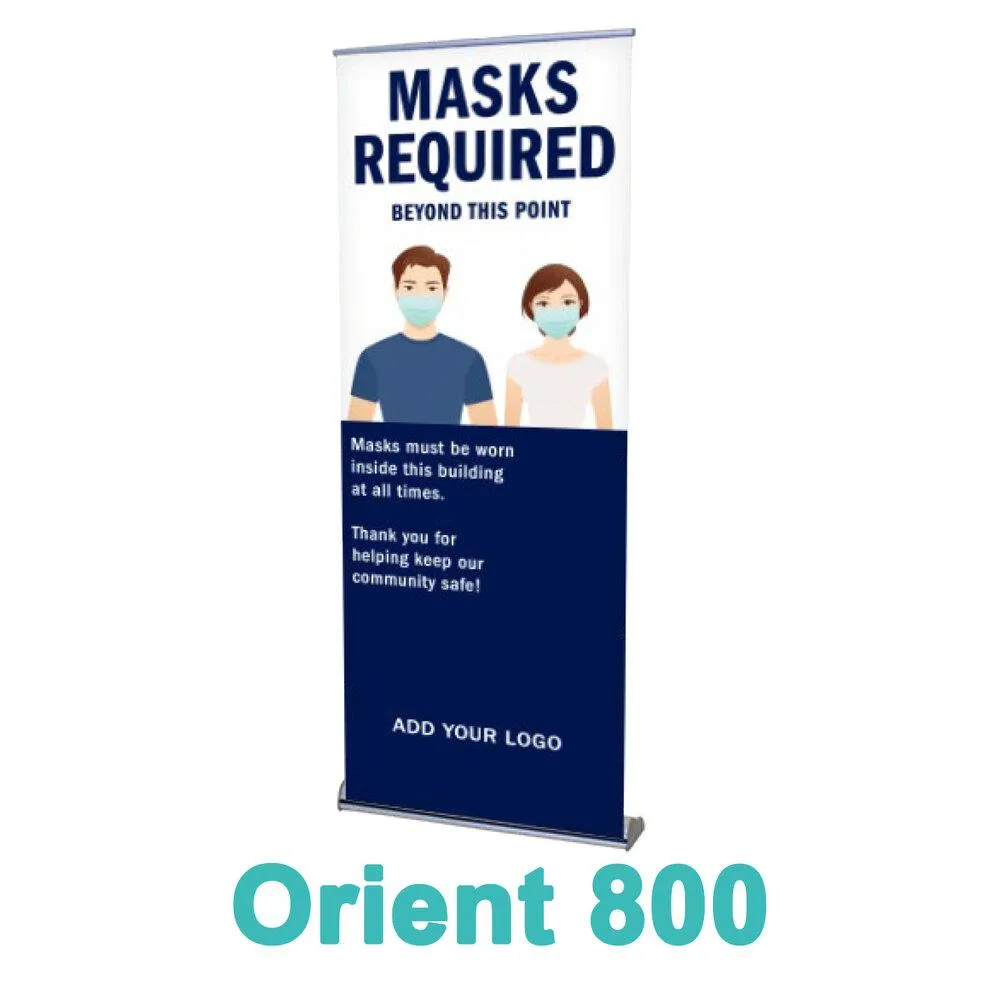 Social Distancing Banner Stands