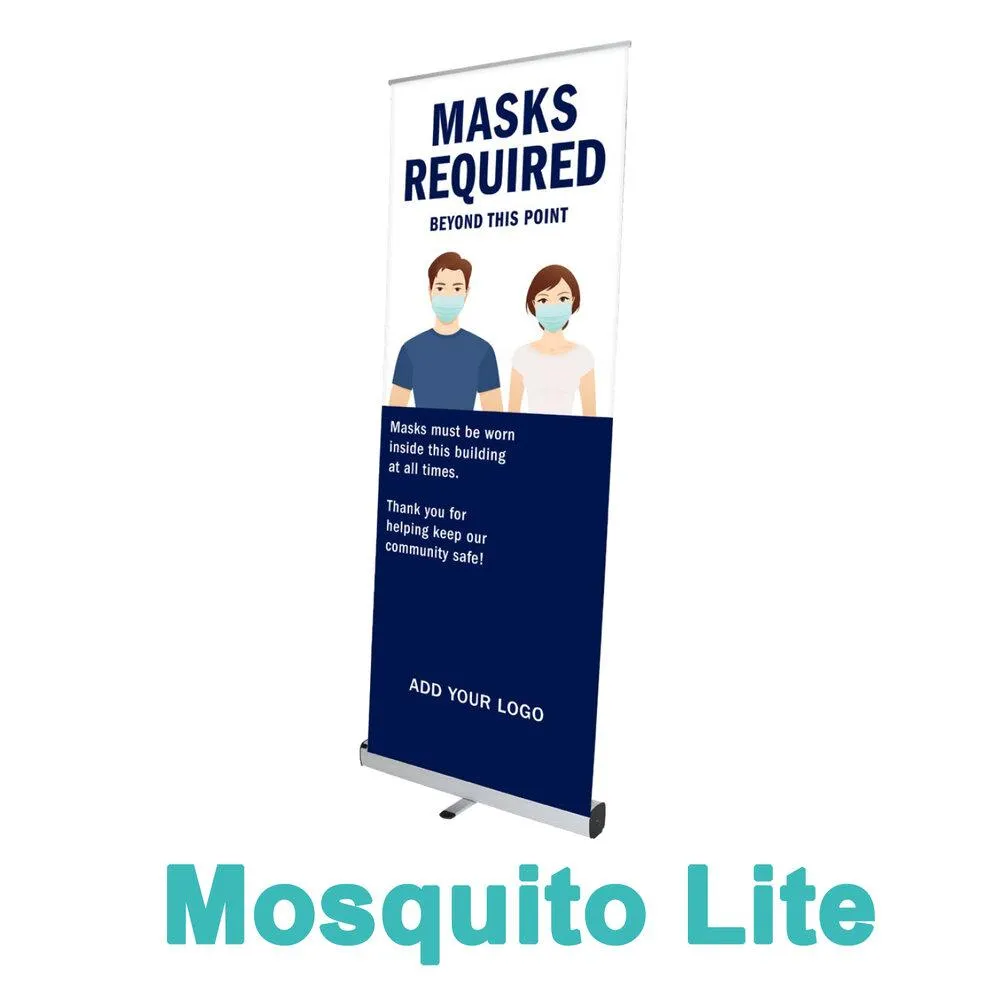 Social Distancing Banner Stands