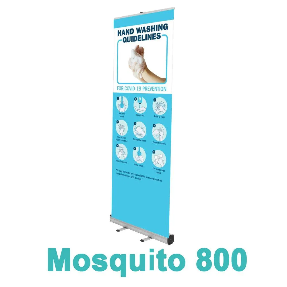 Social Distancing Banner Stands