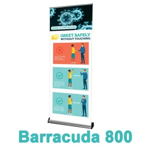 Social Distancing Banner Stands