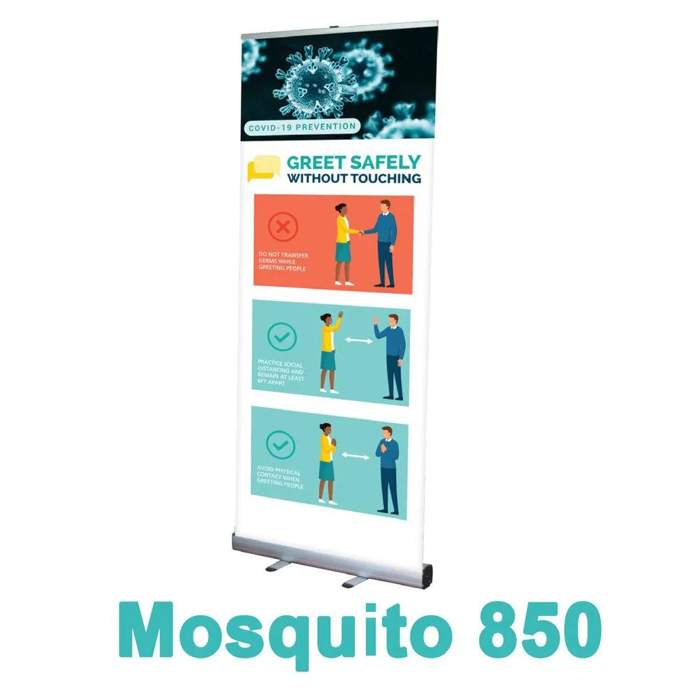 Social Distancing Banner Stands