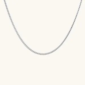 SOLID 925 STERLING SILVER 18" CABLE CHAIN