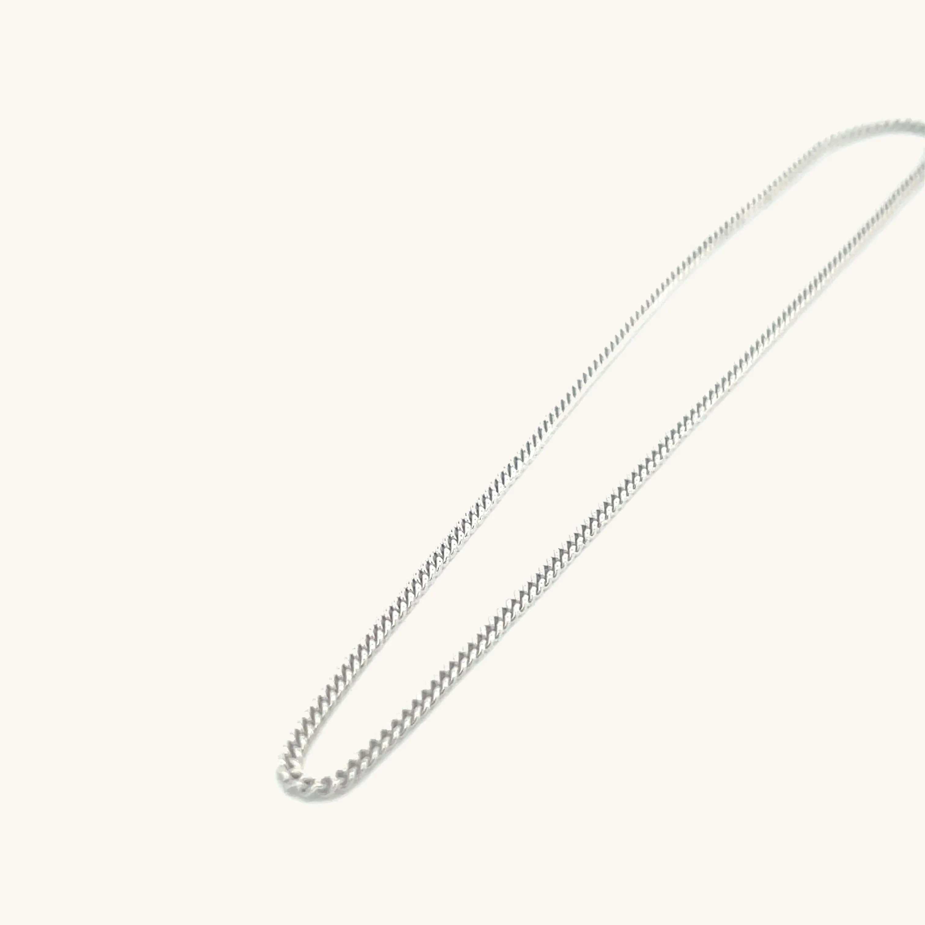 SOLID 925 STERLING SILVER 18" CABLE CHAIN