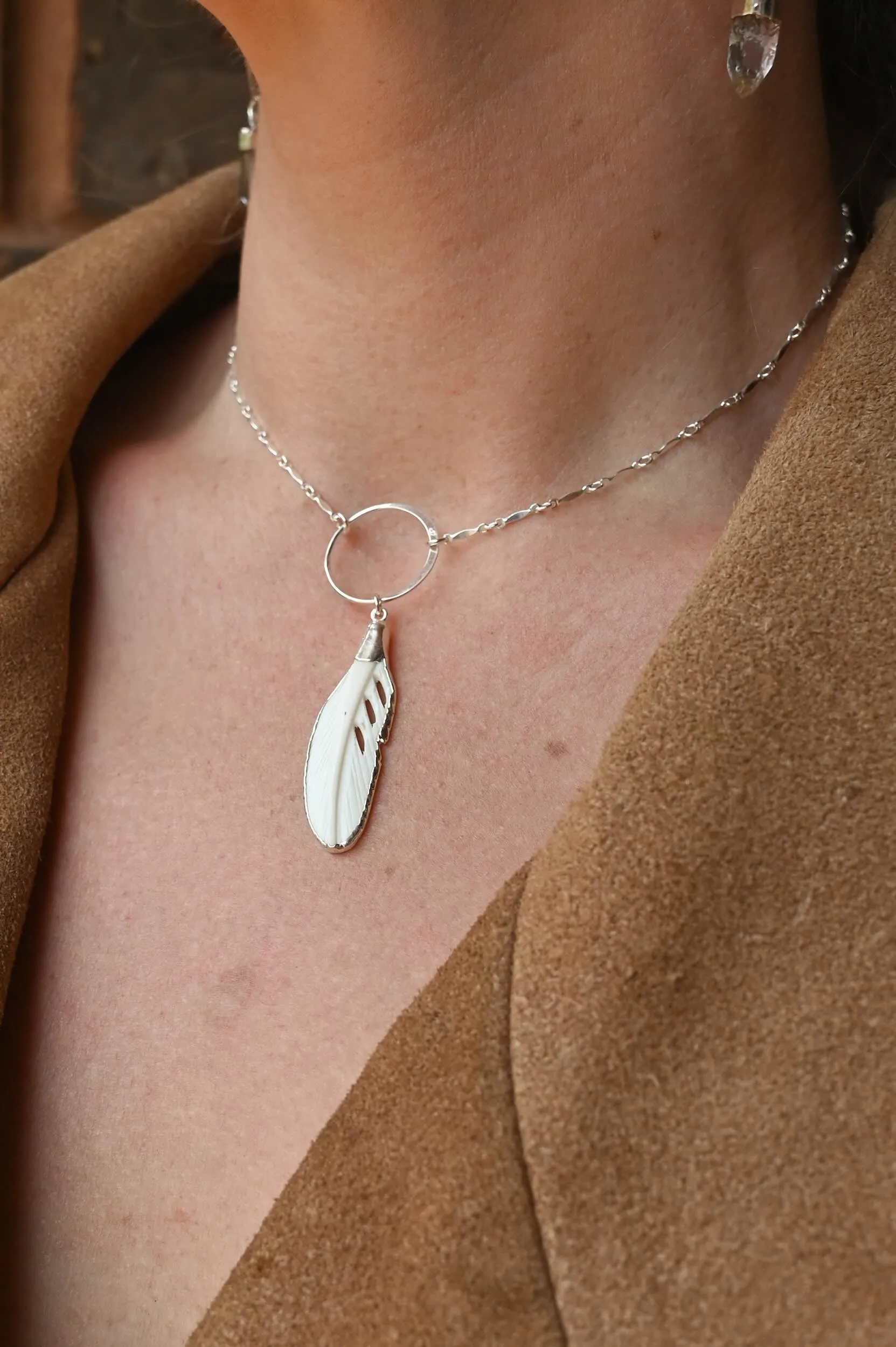 Spirit Feather Necklace