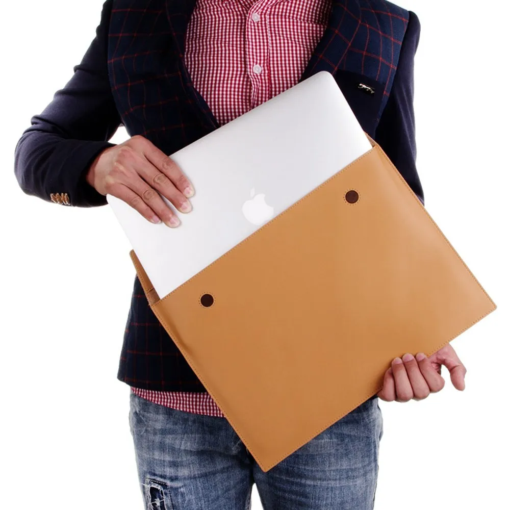 Split Leather Laptop Case for MacBook