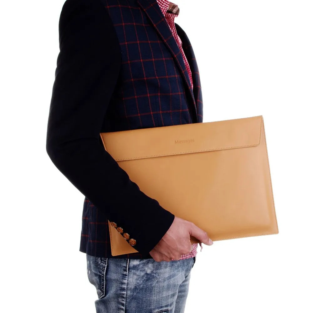 Split Leather Laptop Case for MacBook